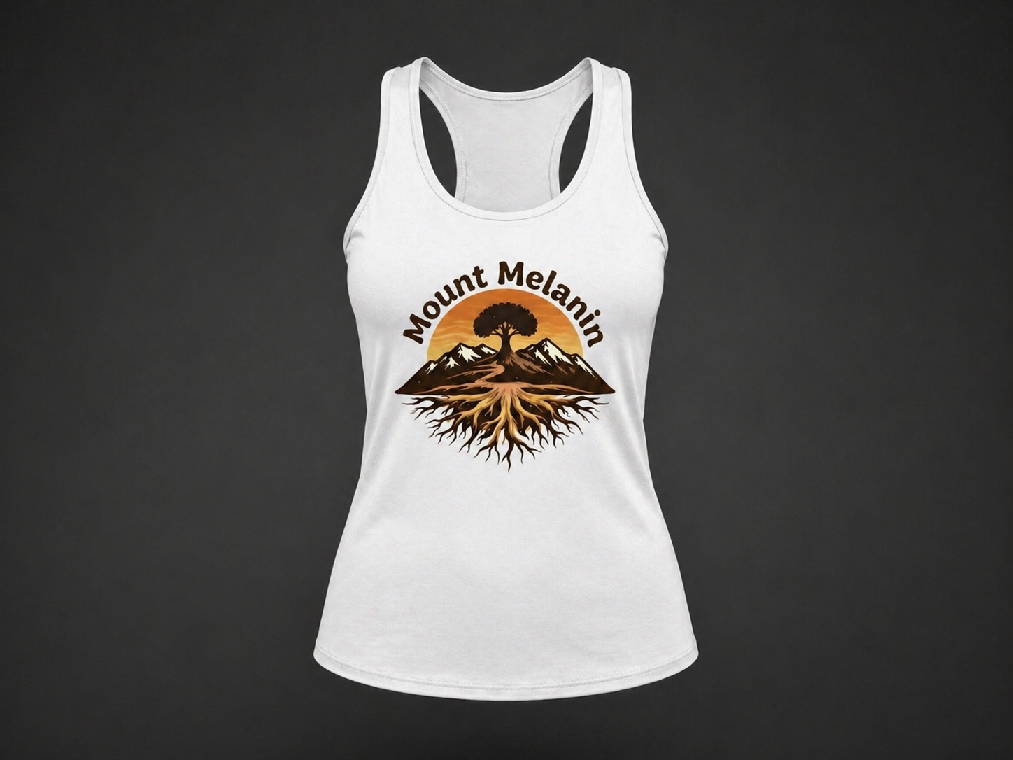 “Mount Melanin” Racerback Tank