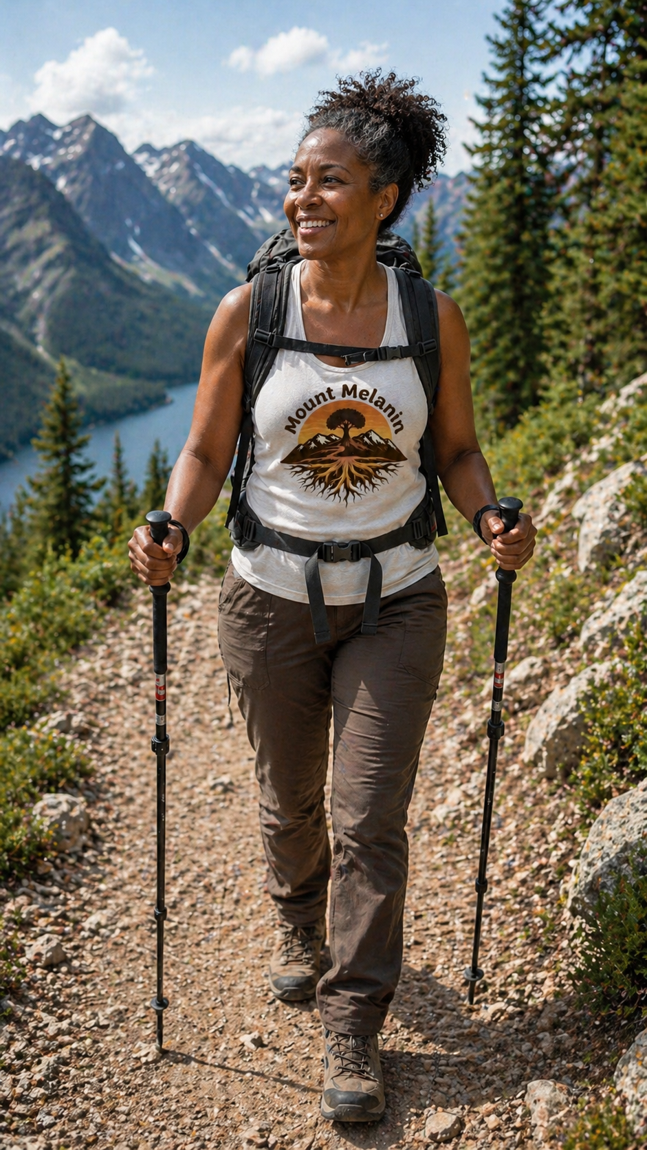 “Mount Melanin” Racerback Tank